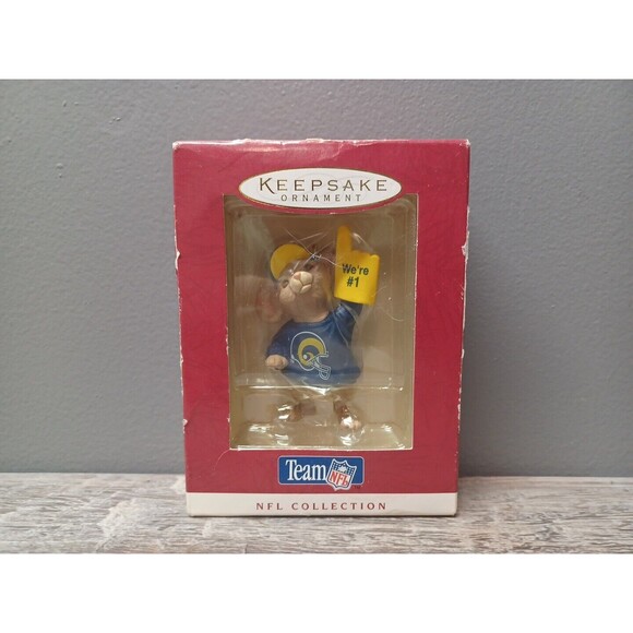 Hallmark Keepsake Ornament NFL Collection Team NFL St Louis Rams 1996 - Picture 1 of 2
